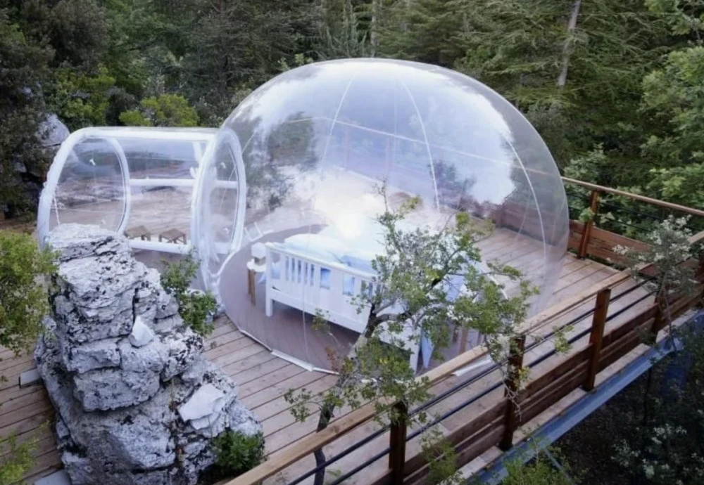 transparent bubble tent